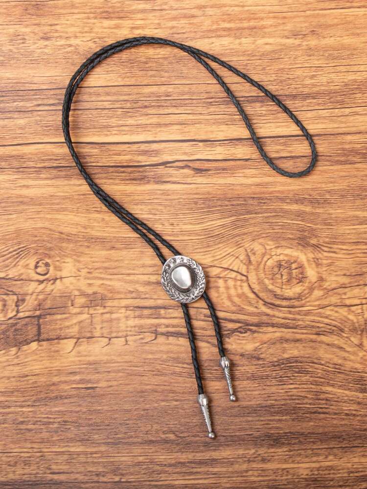 1/6件装复古美式波洛领带，摩托车朋克项链，男女通用个性化配饰 - 彩色 - 查看 6