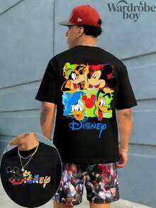 Disney T-shirts pour hommes - Noir - Voir 1
