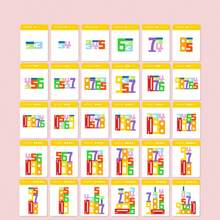 Large Wooden Digit Recognition Building Blocks, Math Cognitive Toys For Kids, Parent-Child Logic & Brain Development Educational Toys - Multicolor - View 8