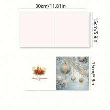 6pcs DIY Diamond Painting Kit - Unique Design For Christmas & New Year Greeting Cards, Round Diamond, Paper Craft Set, Suitable For Holiday Parties And Gifts - View 3