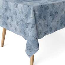 Kiva Stain-Resistant Resinated Tablecloth, Extra Soft To The Touch And Waterproof, Sizes From 100x140 To 300x140 Cm And Round 140 Cm - Stain-Resistant Tablecloth For Rectangular And Round Tables - Available In 12 Designs - Option 8 - View 2