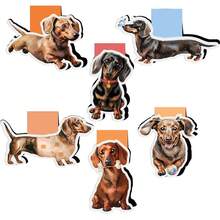 3/6/12个装腊肠犬磁性书签，送给腊肠犬爱好者的礼物，办公及学习用品 - 臘腸犬 - 查看 10