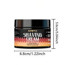 Goiple 男士剃须膏，柔滑剃须皂，保湿软化胡须护理剃须啫喱，保持肌肤清新洁净，滋养干燥肌肤，丰富泡沫，缓解剃须压力，温和剃须膏（5.64盎司/160克） - 膏狀 - 查看 13