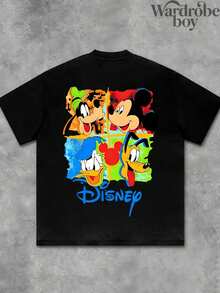 Disney T-shirts pour hommes - Noir - Voir 2