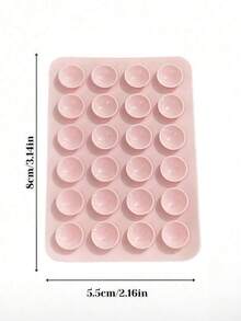 1/2/3/5pcs Multi-Functional 24-Hole Square Silicone Phone Suction Cup Holder And Heart-Shaped Double-Sided Silicone Phone Suction Cup Holder. Sturdy Silicone Suction Cups Can Securely Hold Phones To Prevent Dropping, Suitable For Video Shooting, Selfie, And Various Scenarios. - Multicolor - View 10