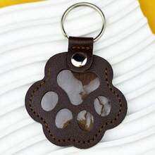 1/3/10pcs Leather Pet Hair Storage Keychain, Creative Pet Fur Collection Charm, Cute Cat Dog Hair Bag Pendant - Multicolor - View 28
