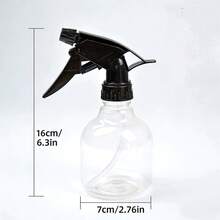 1个250毫升塑料喷雾瓶，可用于消毒、保湿、园艺、多肉植物喷雾。 - 黑色-1pc - 查看 5