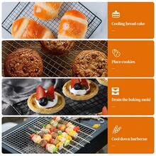 1/3 cái giá nướng bánh mì, bánh ngọt bằng thép không gỉ một lớp, giá để ráo dầu, khay nướng, dụng cụ làm bánh gia đình - B - Xem 5