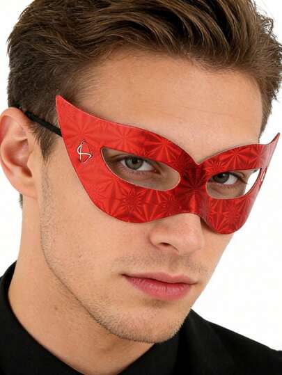 10个装 - 舞会派对面具，万圣节单层纸质眼罩，生日庆祝用品，派对化妆舞会面具，适合主题派对、角色扮演或展现你的另一个身份，舒适的男士嘉年华面具，完美适用于万圣节、情人节嘉年华、面具和角色扮演、嘉年华、派对、化妆派对、婚礼、剧院、舞蹈等场合。