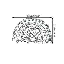 Nested Rectangular Frame Cutting Molds, Stitched Sector Metal Cutting Molds, Templates, DIY Etching Molds, Handmade Paper Card Making, Scrapbooking, Embossing Tools - Mc047 - View 8