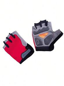 Summer Half Finger Cycling Gloves, Breathable And Sweat-Absorbent, Anti-Slip Mountain Bike Sports Gloves For Men And Women Halloween - A - View 9
