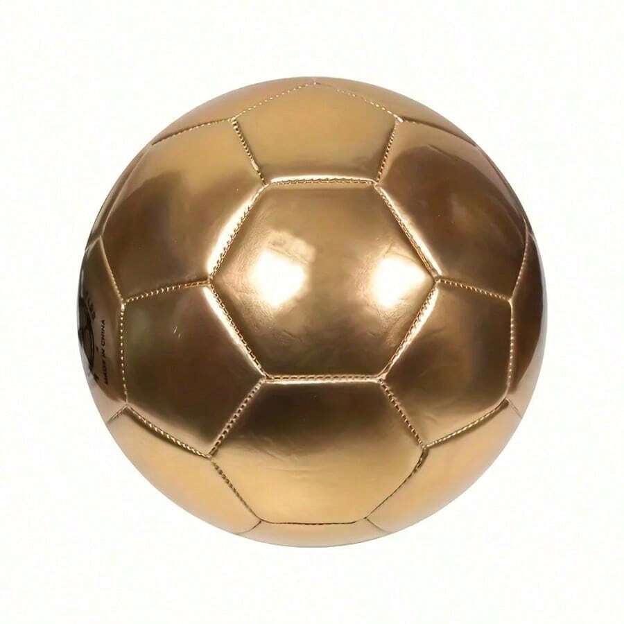 Durable Gold Soccer Ball - Wear-Resistant PU Material, Suitable For Matches And Training, Outdoor Sports Equipment - A - View 1