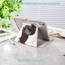 Ốp bảo vệ máy tính bảng xoay 360° có khe cắm bút chì, thiết kế hình chó Dachshund dễ thương. Tính năng của ốp bảo vệ máy tính bảng: Xoay 360°, Chế độ ngủ/thức thông minh, Bảo vệ toàn diện, Viền thân thiện với da, Chân đế đa góc, Mặt lưng acrylic trong suốt, Khe cắm bút chì tích hợp, Các đường cắt chính xác, Nhẹ và dễ mang theo. Tương thích với iPad: Mini6/7 | 2017-2021/10/11 | Air1/2/3/4/5/6/7 | Pro 10.5/11/12.9/13 Inch Tất cả các dòng. - Nhiều màu - Xem 7