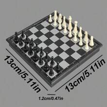 Professional Folding Chess Board Set, Exquisite Gift Box Packaging, Portable Desktop Game, Suitable For Checkers And Chess Strategy, Can Simulate 33 Different Scenarios. (Please Check The Product Size Before Purchasing, Thank You) - Multicolor - View 9