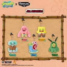 Spin Master Fuggler X SpongeBob 5-Inch Plush Licensed Spongebob/Patrick Star/Gary The Snail/Squidward/Sheldon Plankton, Funny Ugly Monster Stuffed Animal With Human-Like Teeth, Collectible Bag Charm For Kids, Tweens, Teens, Adults, Fans Of Weird Plush - Multicolor - View 6
