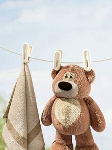 8pcs/16pcs/24pcs Windproof Clothes Fixing Clip Non Marking Drying Clip Household Plastic Socks Towel Garment Clip Multi Functional Laundry Drying Clip Strong Grip Seamless Storage Organization Tool - Multicolor - View 1