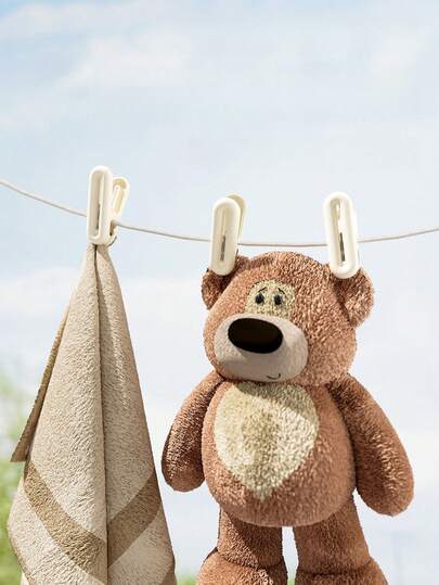 8pcs/16pcs/24pcs Windproof Clothes Fixing Clip Non Marking Drying Clip Household Plastic Socks Towel Garment Clip Multi Functional Laundry Drying Clip Strong Grip Seamless Storage Organization Tool