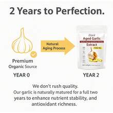 Elare Aged Garlic Extract Capsules 7500mg Odorless   300 Count, Garlic Supplement, 2 Year Matured   For Heart & Immune Support, Non GMO, Gluten Free - 11 - 查看 6