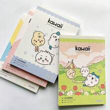1 Set Cute Cartoon Healing Style Portable Study Notebook, Self-Deprecating Bear Notebook, High-Quality Planner Gift Set, Suitable For New Year, Valentine's Day, Easter And Other Holidays - Multicolor - View 8