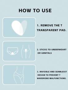 2pcs Silicone Intimate Area Anti-Friction Adhesive Patch, Waterproof, Sweat-Proof, Invisible For Women Swimming, Can Also Be Used As Nipple Cover Or Breast Lift Tape, Soft Silicone Material, Reusable - Apricot - View 7