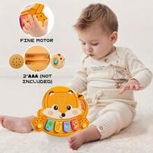 Cute Animal Shaped Baby Piano Toy, Colorful Keys And Animal Patterns - Interactive Music Learning Toy For 1-5 Years Old Toddlers, Promotes Motor Skills And Cognitive Development Sensory Toy, Fun Design, Reliable Quality. Does Not Include AAA Batteries - Multicolor - View 9