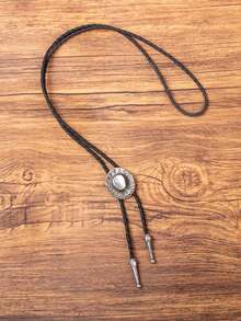 1/6 piezas Corbata de bolo estilo retro americano, collar de motocicleta punk, accesorio personalizado unisex - Multicolor - Ver 9