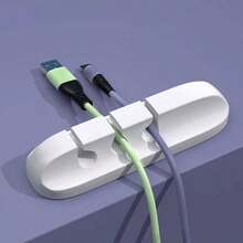 1/2pcs Self-Adhesive Cable Clips, Multifunctional Storage Box For Organizing Earphone, Mouse Cable, Charging Cord. Simple Multipurpose Design With Self-Adhesive Backing For Easy Cable Management. Can Tidy Up USB Cables And Serve As Cable Fixers To Avoid Messy Cables, Essential Home/Office Organization Item. - Multicolor - View 9