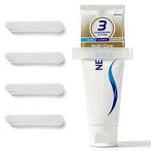Easy Toothpaste Tube Squeezer Dispenser Japanese Style Travel Manual Roller Clip For Bathroom & Travel Fits Toothpaste, Cream Ointment & Paint Tubes - A - View 3