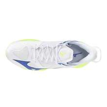 - Zapatos de Balonmano Wave Mirage 5 - Blanco y azul - Ver 4