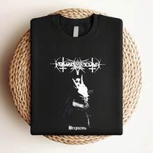 Camiseta de mujer con estampado NOKTURNAL MORTUM - Нехриство (Nechrist) TS - Negro - Ver 3