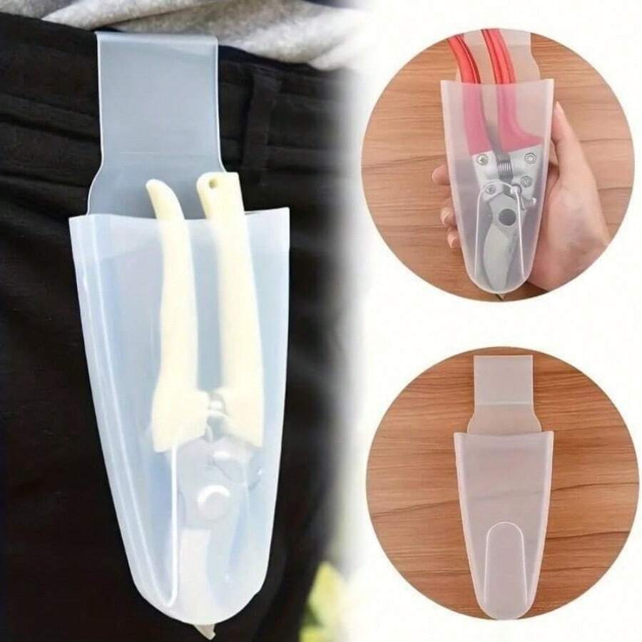 透明塑料剪刀袋，园艺工具套装，修枝剪保护套，修剪钳工具袋 - A - 查看 1