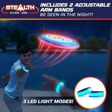 USA Toyz Stealth Flying Disc Azul/Rojo - como en la foto - Ver 5