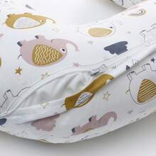 U型哺乳枕，婴儿坐姿支撑垫，孕妇枕 - 梦幻小象 - 夢幻大象 - 查看 4