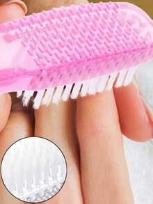 Bộ 6 cọ làm sạch móng, cọ cán cong, cọ vệ sinh đa năng, cọ chà móng, thích hợp để làm sạch móng chân và móng tay, dụng cụ chăm sóc tay và chân (6/3/1 chiếc) - Nhiều màu - Xem 2