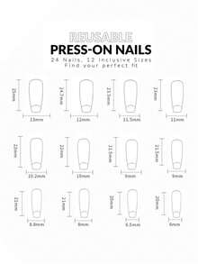 Elevate Your Nail Game Instantly With 30 Pcs Medium Long Coffin French Nude Butterfly Rhinestone Glitter Press-On Nails, Complete With 1 Jelly Glue And 1 Nail File. Perfect For Parties, Dances, And Daily Casual Wear, These Are Removable And Reusable. Press-On Nails, Nail Supplies, Nails - Multicolor - View 6