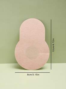 10pcs/Pack Disposable Invisible Breast Lift Tape, Suitable For Large Bust And Plus Size Women, Self-Adhesive Strapless Invisible Breast Tape, Reusable, Lift Bust, Cover, Can Be Used As Breast Pads, Nipple Covers, Prevent Breast Protrusion, Enhance Bust Shape. - Apricot - View 8