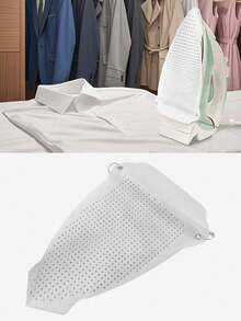 1/2 Pcs Heat Resistant Iron Protective Cover - Suitable For Steam Iron - Sliding Protective Cover, Easy To Install, Applicable To Various Fabrics, Bags, Storage Bags, Storage Boxes, Household Items, Travel Essentials, Dorm Storage, Ironing Board Protection, Suitable For Most Fabrics And Cleaning Tools - Multicolor - View 9