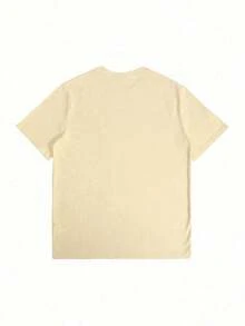 2026Vintage Streetwear 220g T Shirt 1pcs Retro Graphic 100% Cotton Y2K Swag Men Clothes, Double Sided Star And Flame Graphic TShirt, Cosmic Style Digital Printed T Shirt Gifts For MenLoose And Comfortable,Casual And Easy-Goin,High-Quality Wax Printed Cotton Retro FashionBrand T-Shirt, Men's T-Shirt, Beach Must-Have, Men's Summer T-Shirt, Holiday Gift, Perfect Gift,Graphic Tees Women,Graphic Tee,Shirts - Apricot - View 2