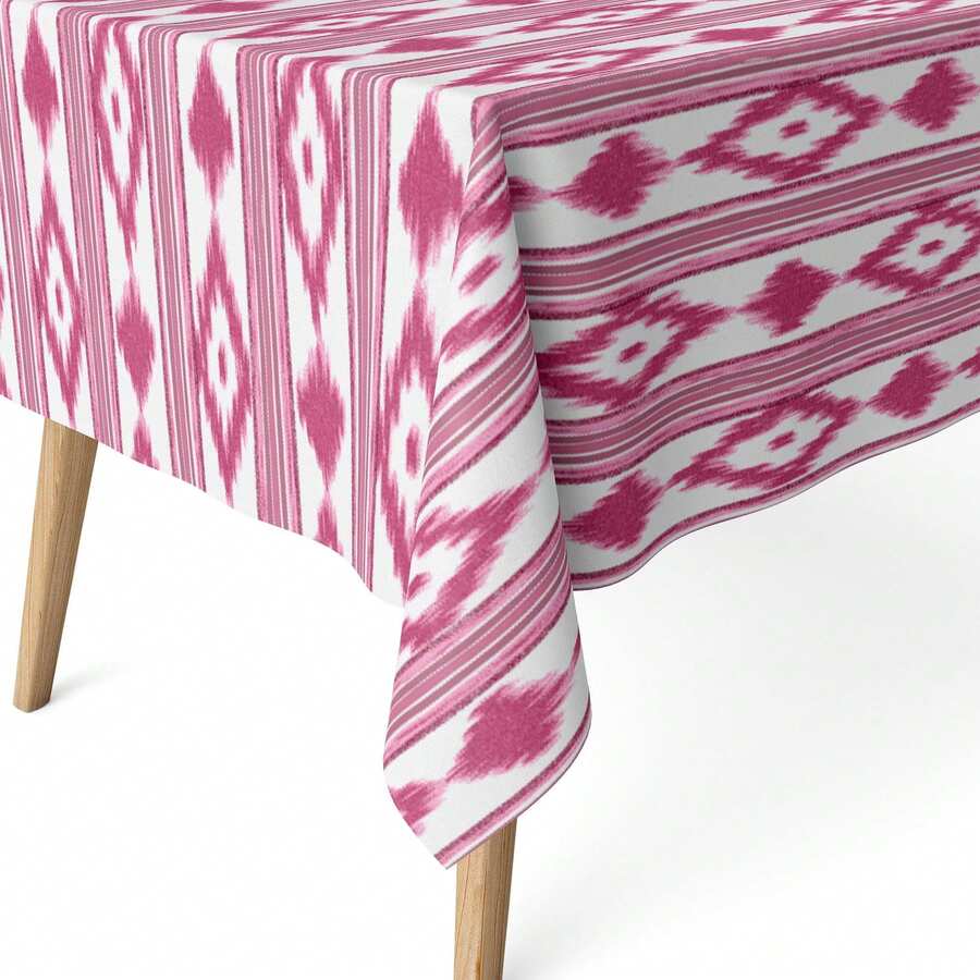 Kiva Stain-Resistant Resinated Tablecloth, Extra Soft To The Touch And Waterproof, Sizes From 100x140 To 300x140 Cm And Round 140 Cm - Stain-Resistant Tablecloth For Rectangular And Round Tables - Available In 12 Designs - Option 5 - View 1