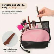 Bộ 20/30/40 chiếc dụng cụ tỉa lông mày, dao cạo lông mày, dao cạo lông mặt và cơ thể, dao tạo hình lông mày cho nữ. - màu nâu cà phê - Xem 4