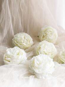 Artificial Flowers - White - View 6