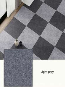 Non-Slip Office Carpet, Suitable For Carpeted And Tiled Areas; Durable Anti-Dirt Square Carpet With Self-Adhesive Backing, Washable - Includes DIY Square Carpet Adhesive - D - View 7