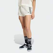 Adidas Originals 女士钩针短裤 KC6477 - 白色 - 查看 1
