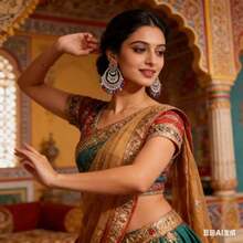 New Exaggerated Dynamic Exotic Dance Accessories Earrings - Multicolor - View 2