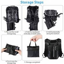 NEWBOLER 10L Large Capacity Outdoor Sports Climbing Backpack, Breathable Hydration Backpack Suitable For Climbing, Camping, Travel - Multicolor - View 12