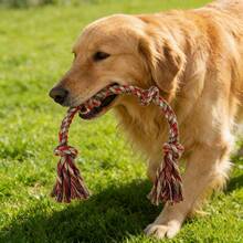 Durable Camouflage Red Colorful Braided Dog Rope Toy For Large Breeds - Heavy Duty Tug Of War Toy, Interactive Chew Toy For Aggressive Chewers, Reduces Boredom,Perfect For Playtime & Training - Multicolor - View 6