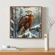 5D Diamond Painting Kit - Full Round Diamond, Eagle Pattern, Acrylic Craft Set For Home Decor, Frameless Diamond Painting Gift Set - round diamond - View 13