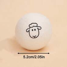 1个猫玩具，互动球，捕猎球，静音玩具，猫咪追逐玩具，自娱自乐玩具，解闷玩具，逗猫棒，耐咬毛绒球 - 彩色 - 查看 2