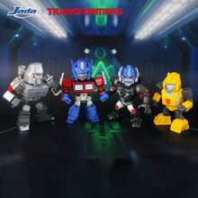 Simba Jada Toys 变形金刚官方授权擎天柱、威震天、擎天圣、大黄蜂 2.5 英寸合金模型展示收藏品 - 彩色 - 查看 1