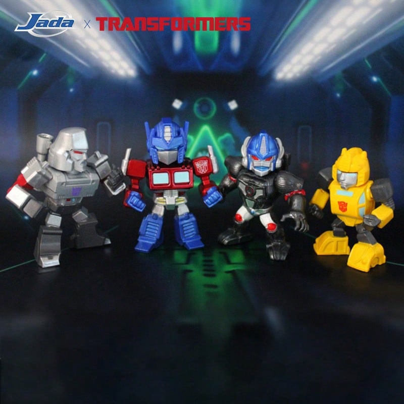 Simba Jada Toys 变形金刚官方授权擎天柱、威震天、擎天圣、大黄蜂 2.5 英寸合金模型展示收藏品 - 彩色 - 查看 1